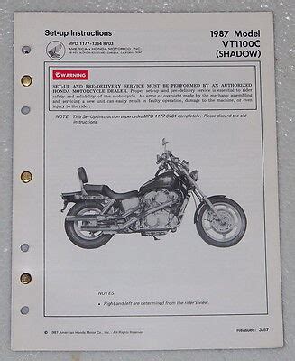 Honda 1987 1996 vt1100c vt 1100 c shadow original service repair manual. - Honda 1987 1996 vt1100c vt 1100 c shadow original service repair manual.